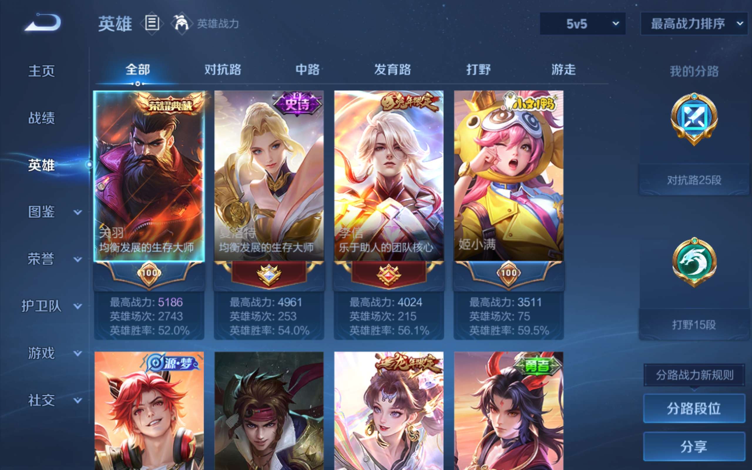 WZLX4471818王者荣耀账号详情图2
