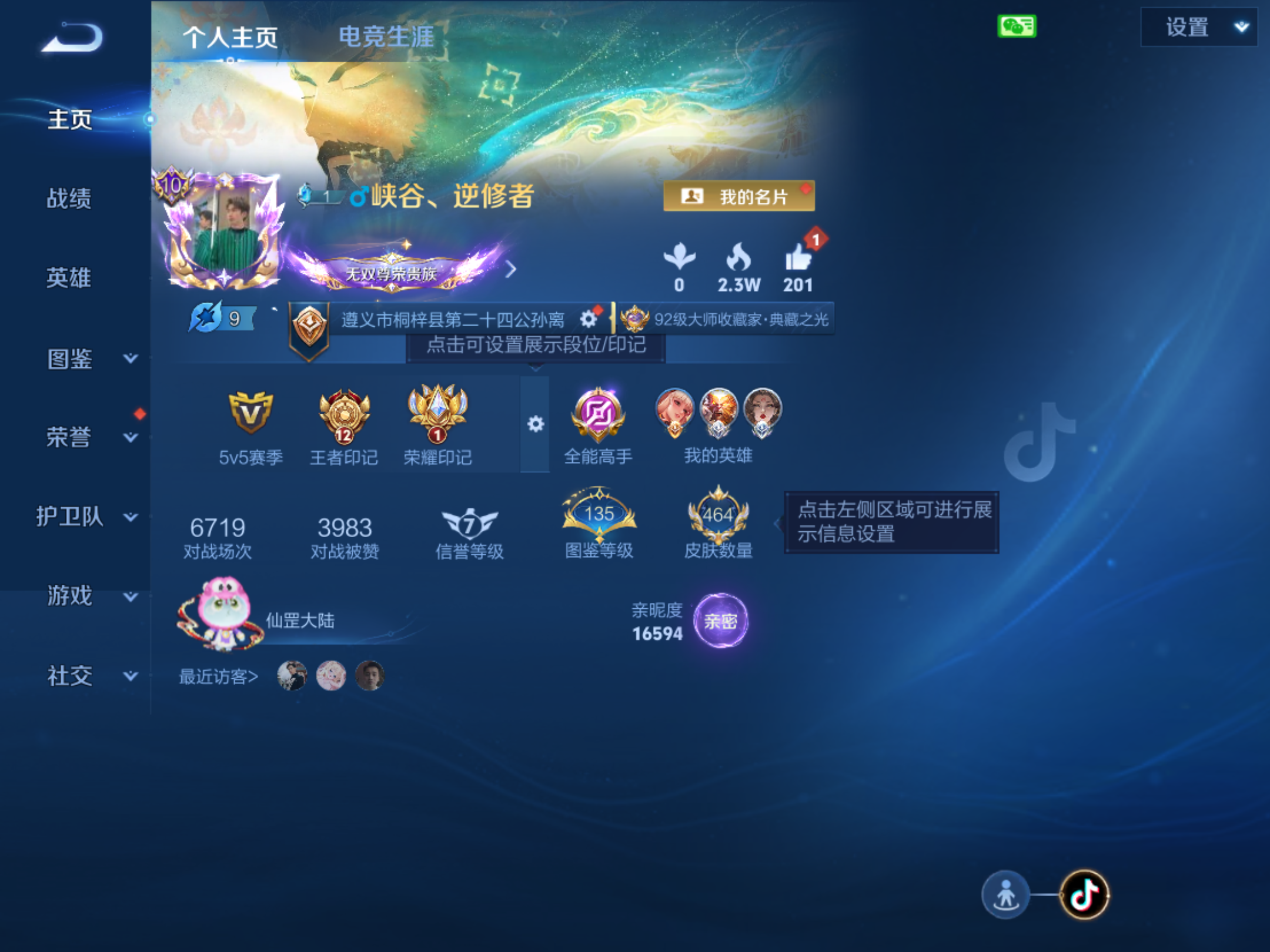 WZLX4476048王者荣耀账号详情图1 WZLX4476048王者荣耀账号详情图1