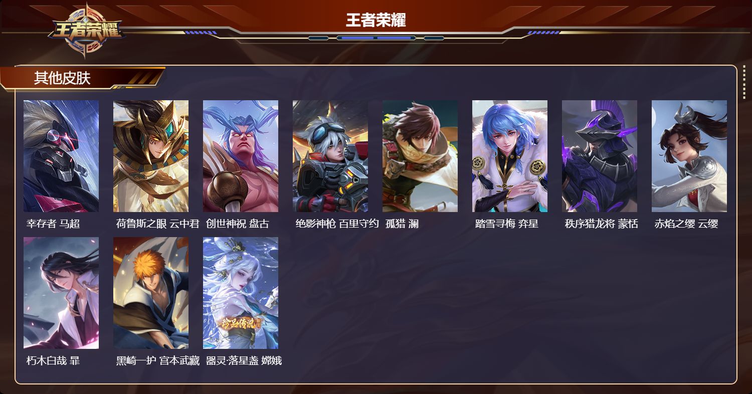 WZQM4412727王者荣耀账号详情图5 WZQM4412727王者荣耀账号详情图5