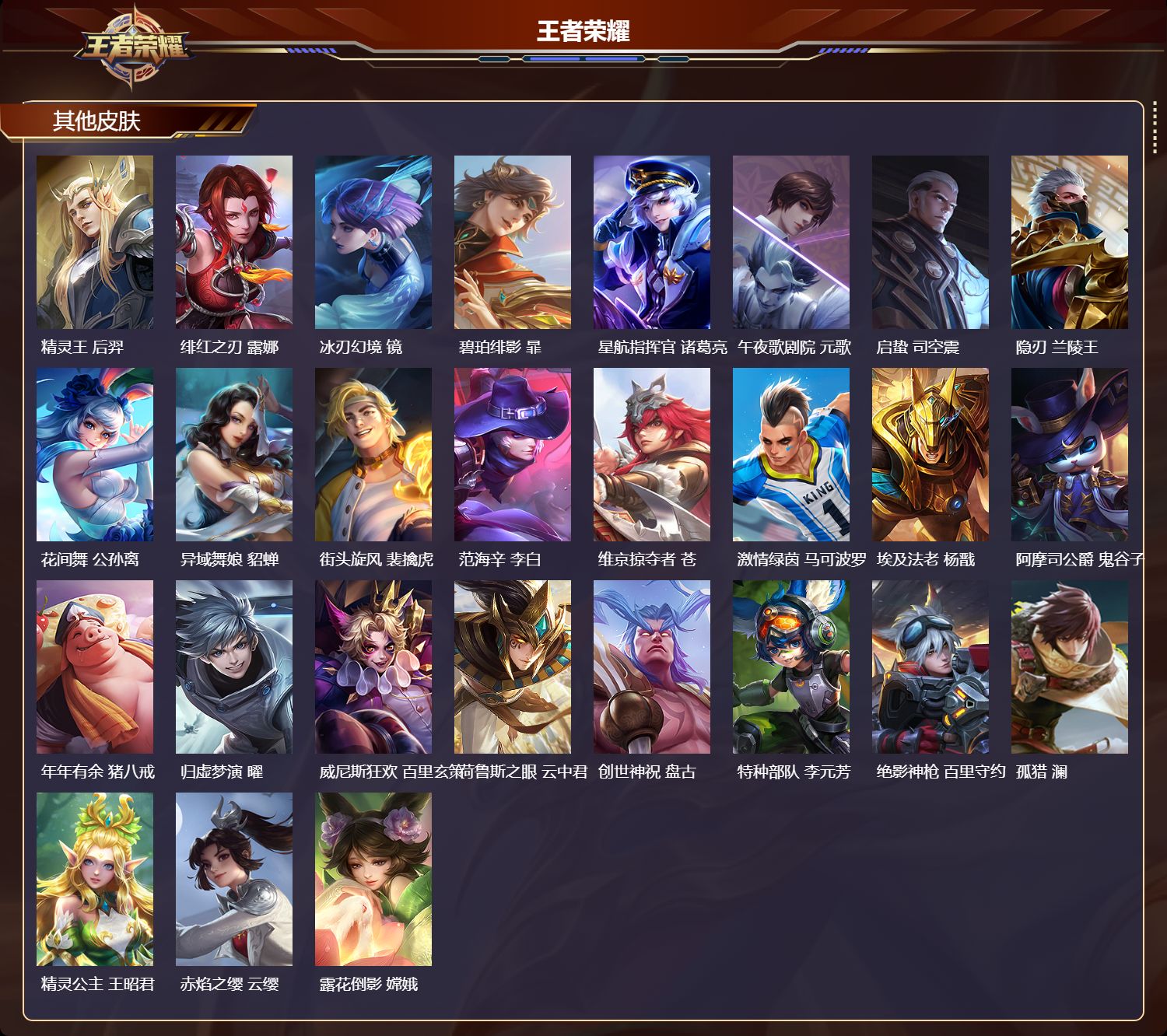 WZMK4414669王者荣耀账号详情图4