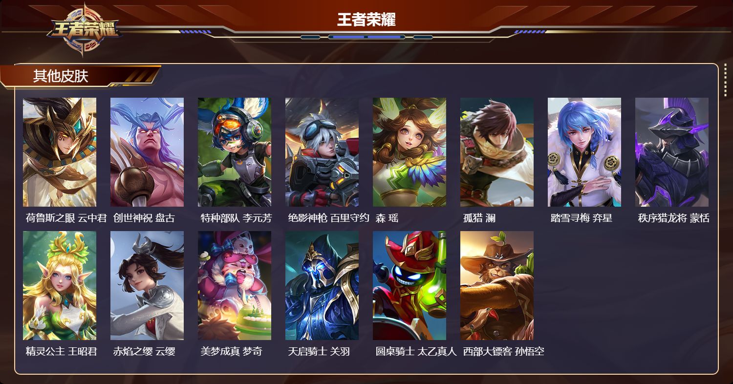 WZMK4422407王者荣耀账号详情图4 WZMK4422407王者荣耀账号详情图4
