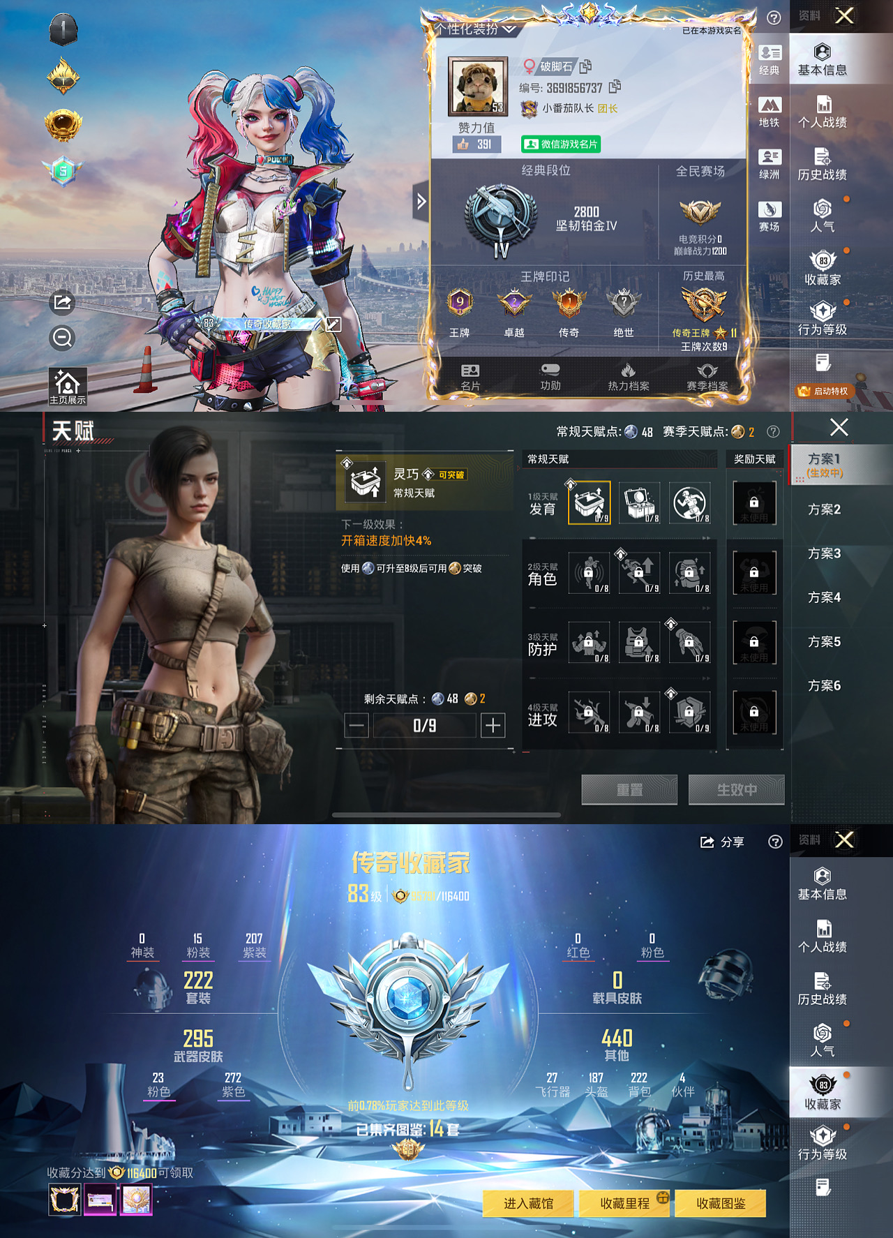 HPLX4269556和平精英账号详情图1
