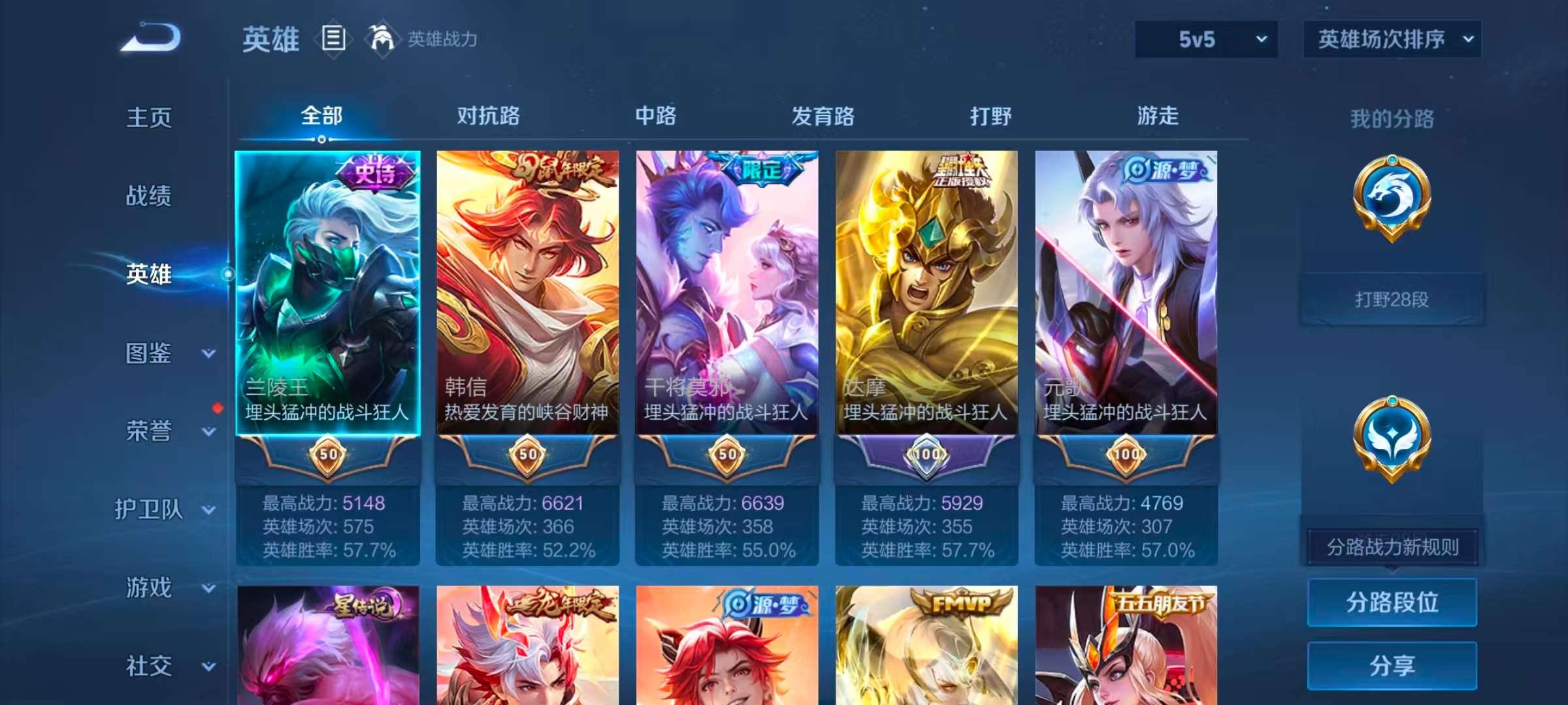 WZLX4506008王者荣耀账号详情图2 WZLX4506008王者荣耀账号详情图2
