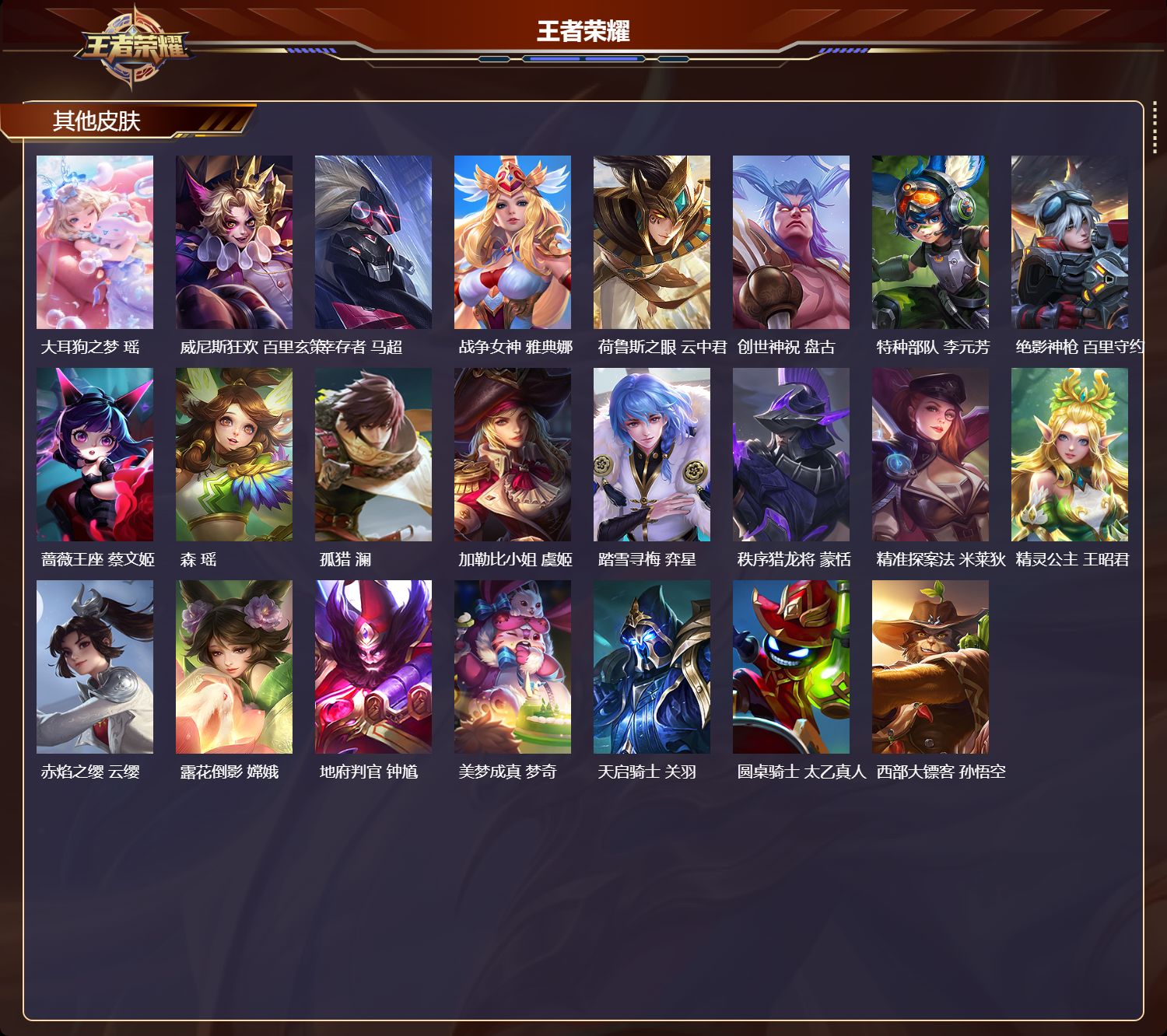 WZMK4475449王者荣耀账号详情图6