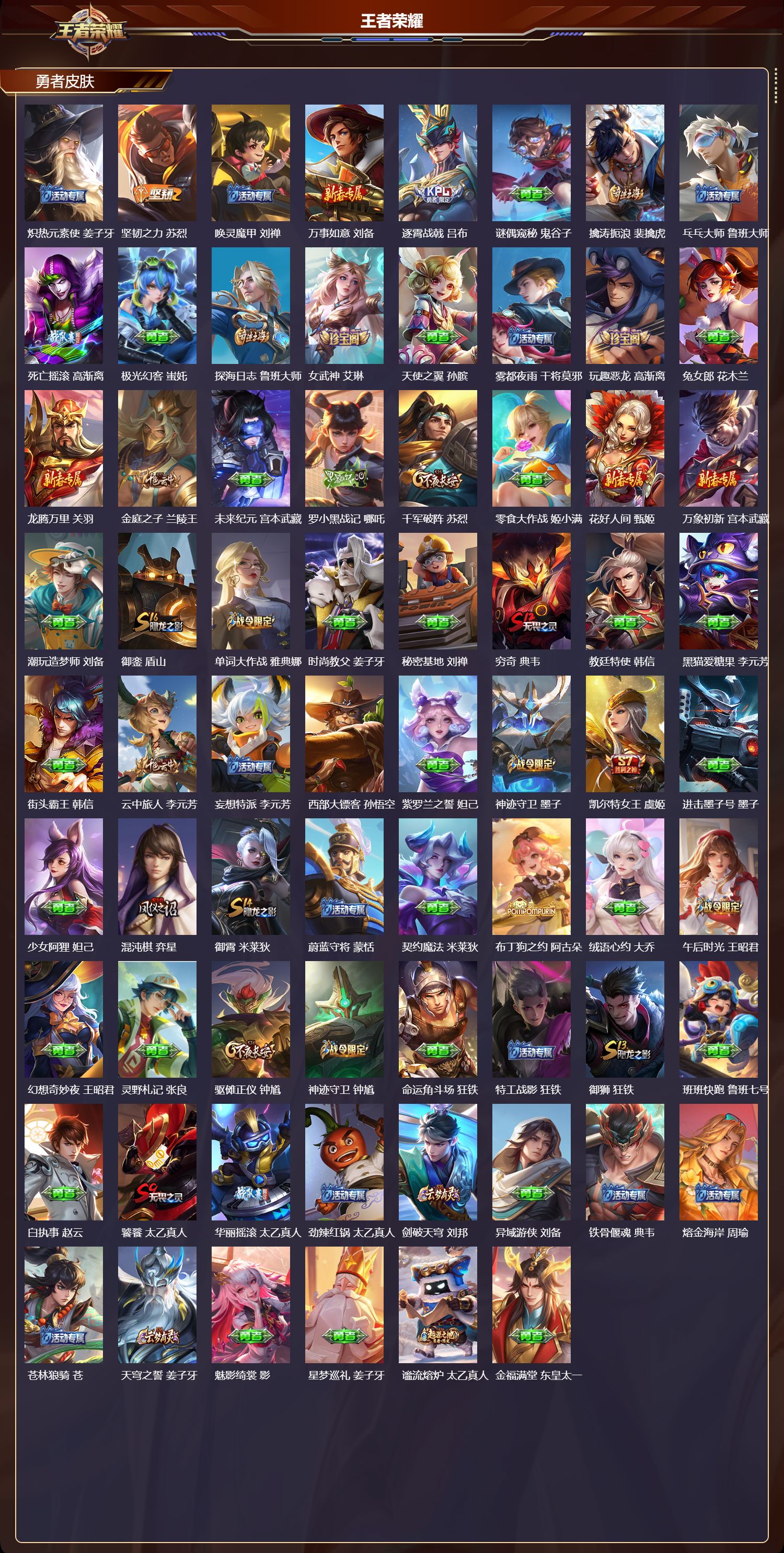WZMK4475272王者荣耀账号详情图5