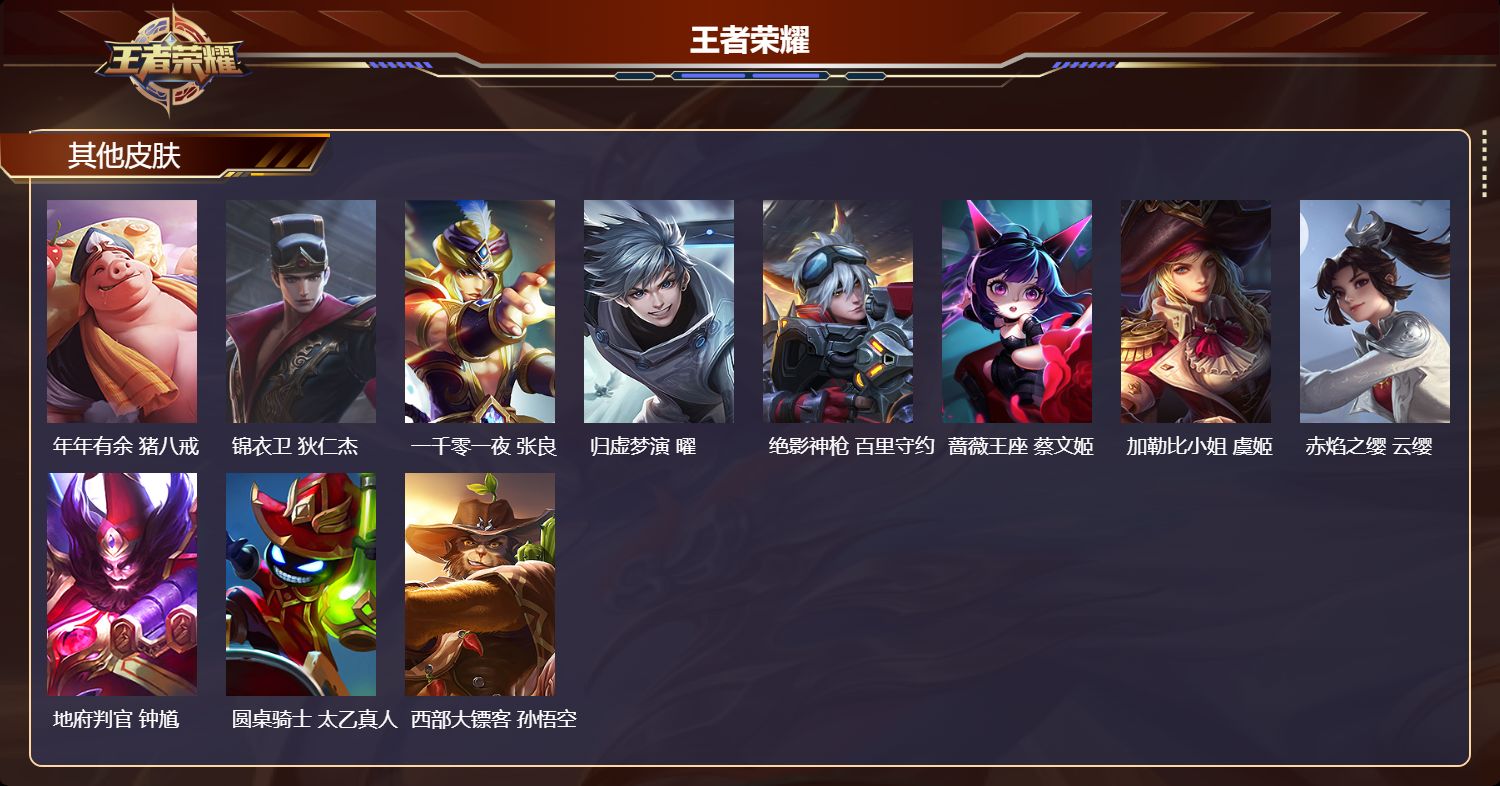 WZMK4485577王者荣耀账号详情图5 WZMK4485577王者荣耀账号详情图5