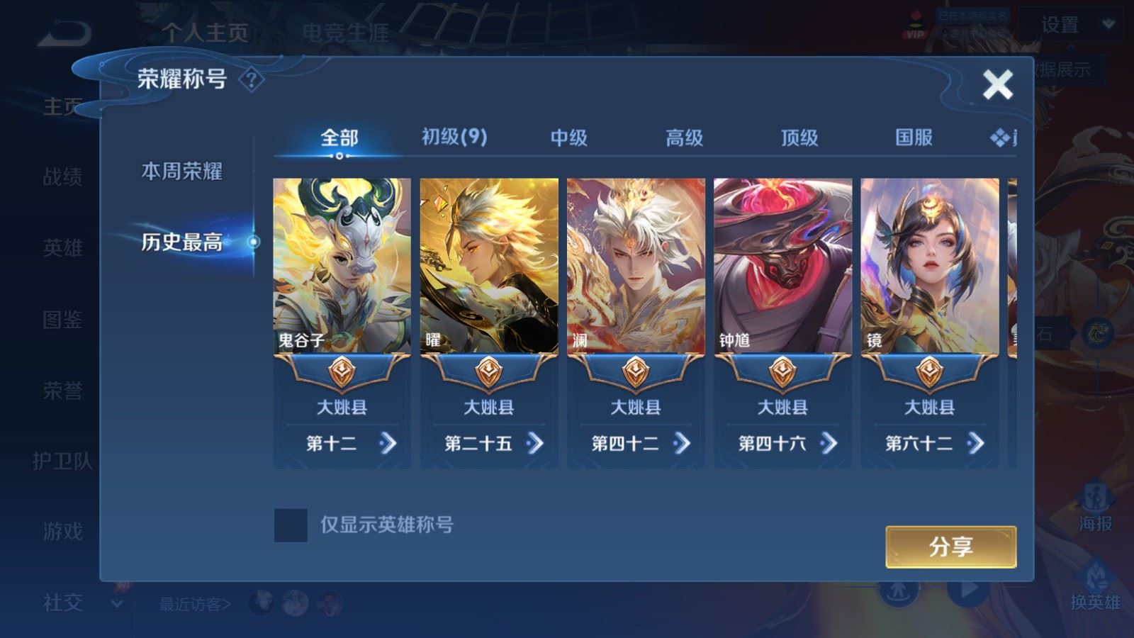 WZLX4529577王者荣耀账号详情图2