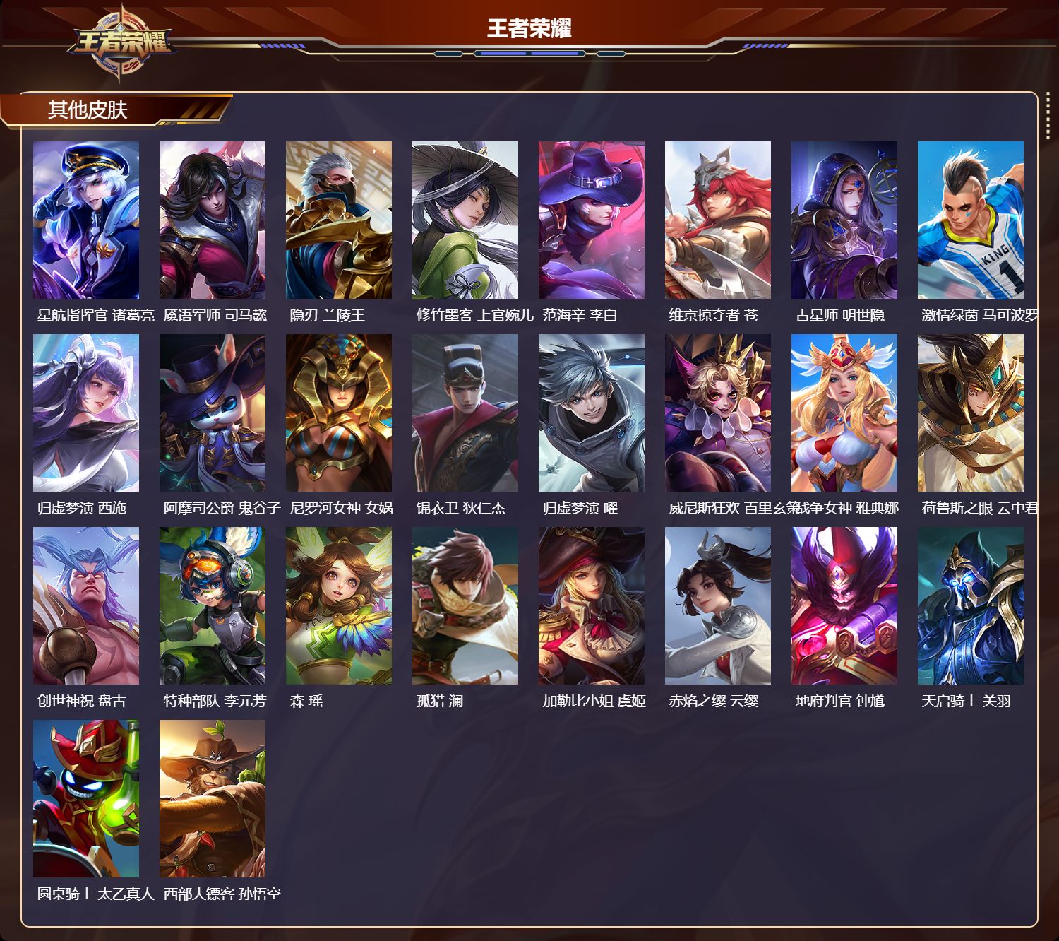 WZMK4491953王者荣耀账号详情图4
