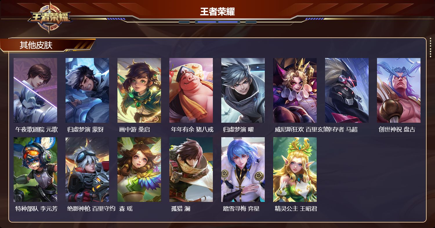 WZQM4493507王者荣耀账号详情图4 WZQM4493507王者荣耀账号详情图4