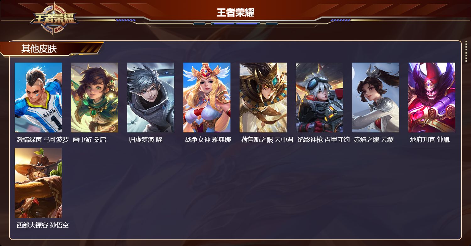 WZMK4493401王者荣耀账号详情图3 WZMK4493401王者荣耀账号详情图3