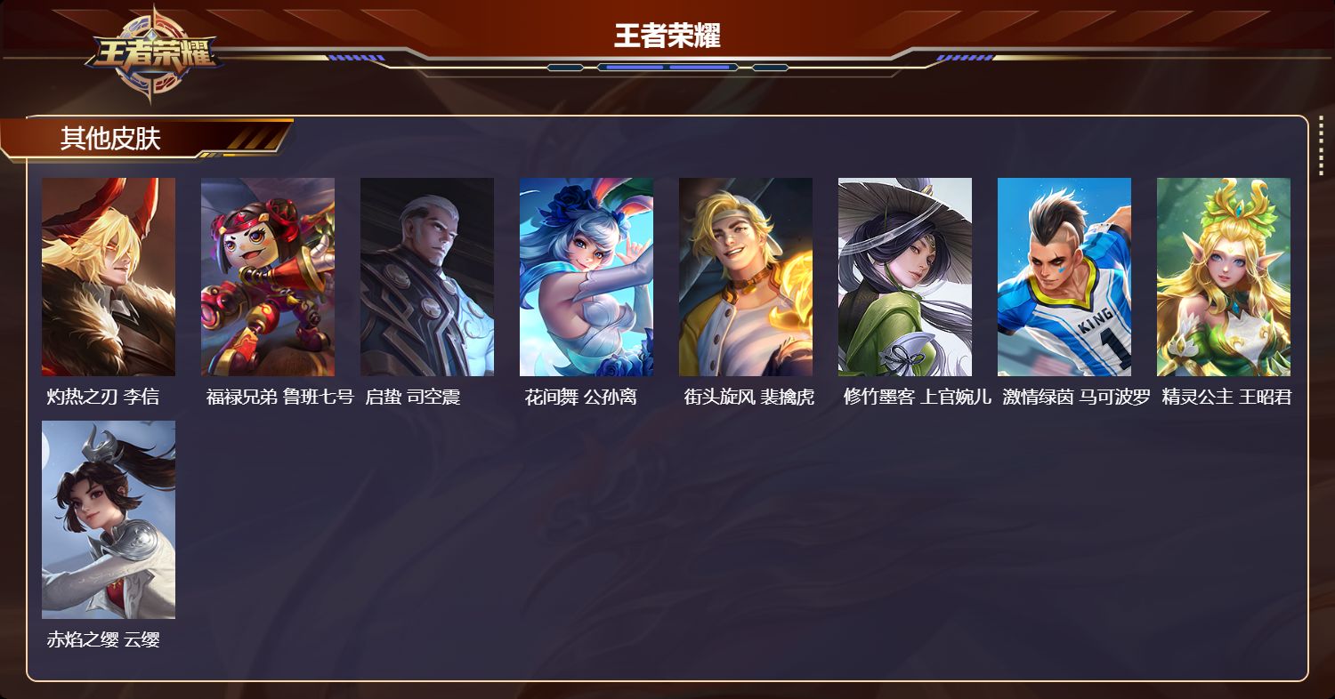 WZMK4494215王者荣耀账号详情图2 WZMK4494215王者荣耀账号详情图2