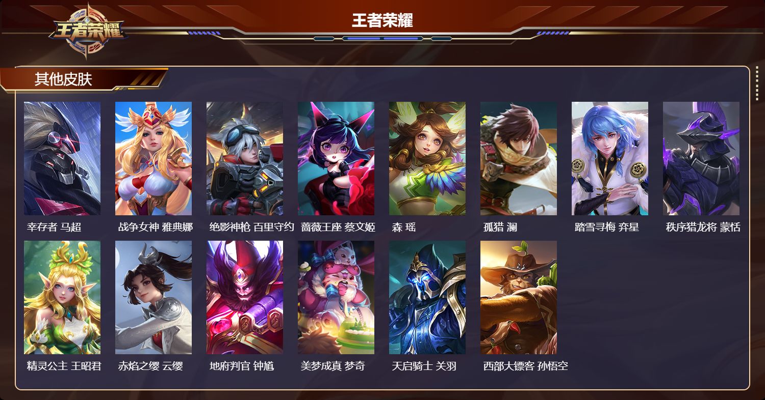 WZQM4495166王者荣耀账号详情图6 WZQM4495166王者荣耀账号详情图6
