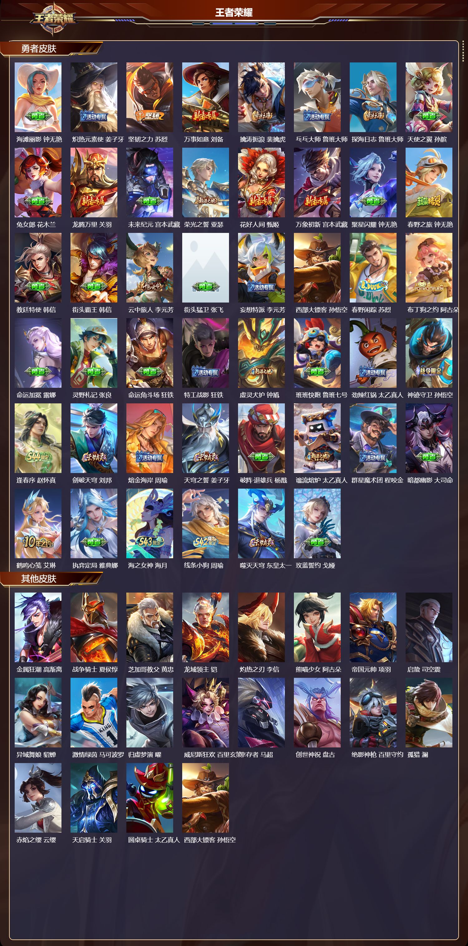 WZMK4503884王者荣耀账号详情图2 WZMK4503884王者荣耀账号详情图2