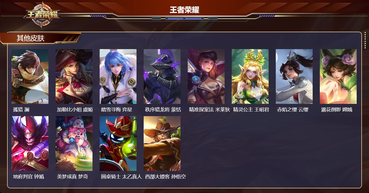 WZMK4507901王者荣耀账号详情图4 WZMK4507901王者荣耀账号详情图4