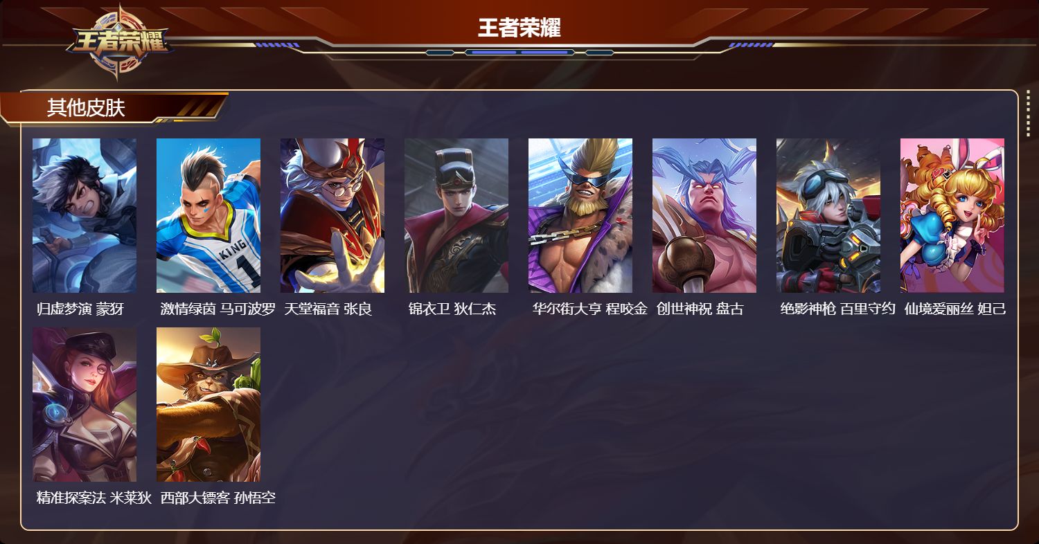 WZMK4507237王者荣耀账号详情图2 WZMK4507237王者荣耀账号详情图2