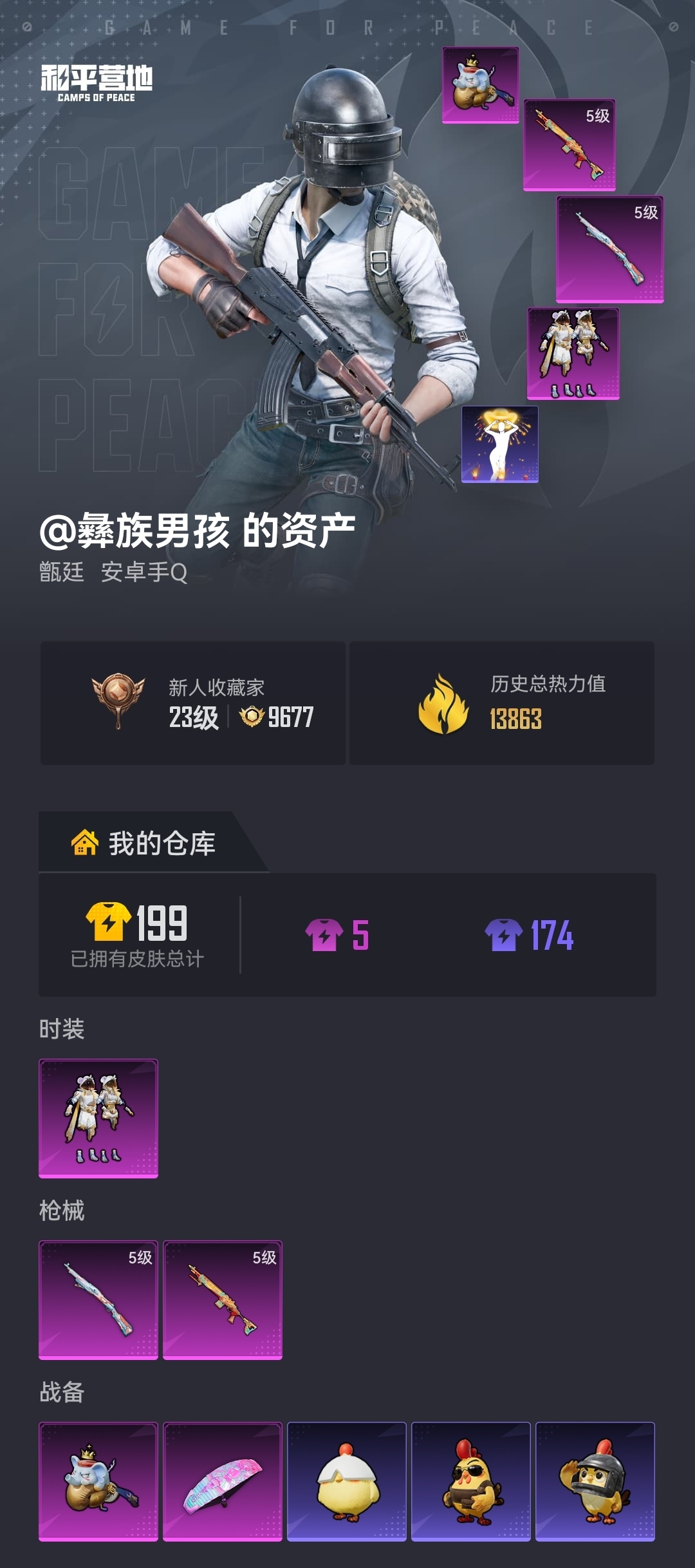 HPZM4314382和平精英账号详情图2