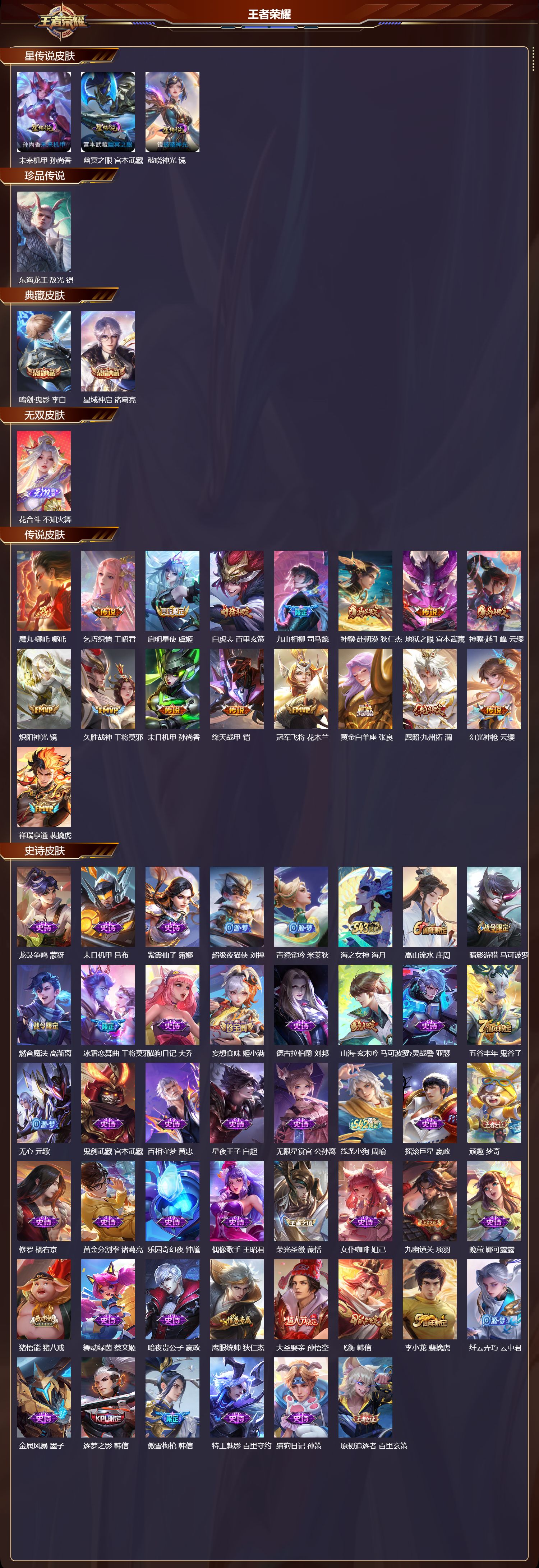 WZMK4519754王者荣耀账号详情图1 WZMK4519754王者荣耀账号详情图1
