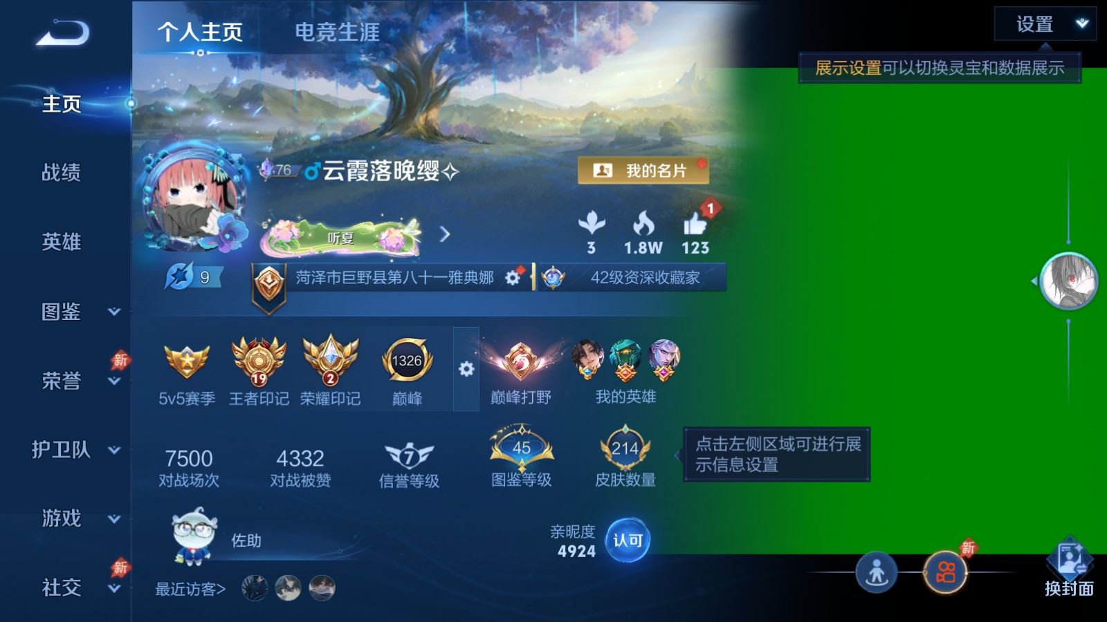 WZMMN4568440王者荣耀账号详情图16 WZMMN4568440王者荣耀账号详情图16