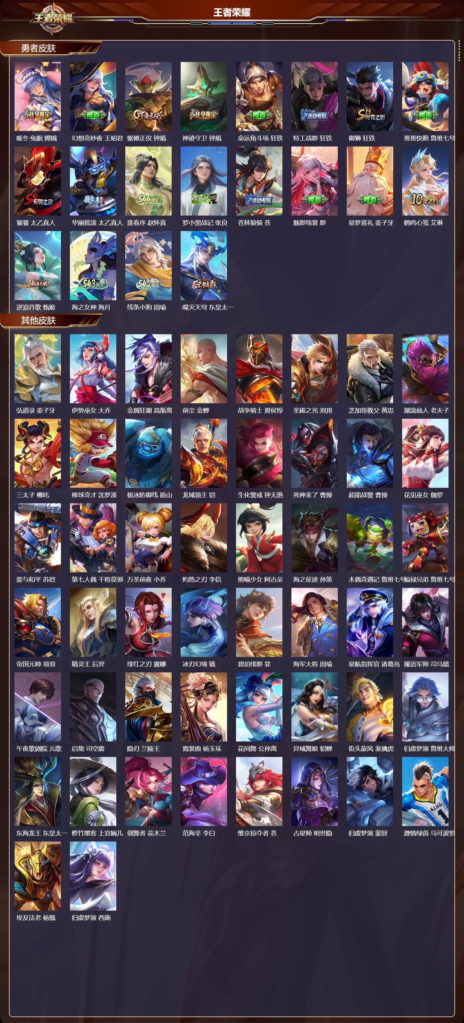 WZMK4547789王者荣耀账号详情图4