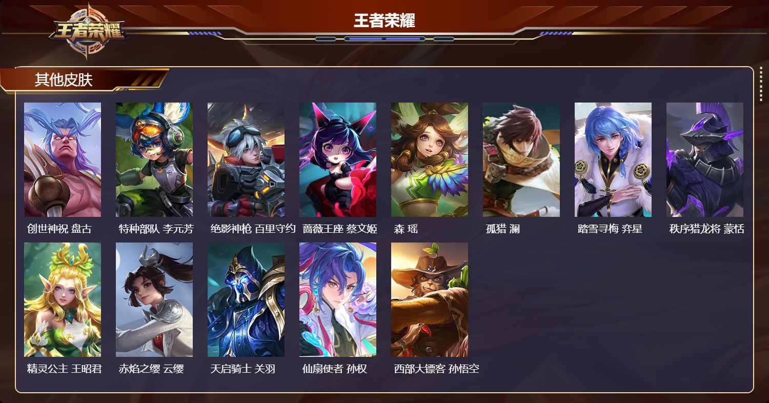 WZMK4551276王者荣耀账号详情图4 WZMK4551276王者荣耀账号详情图4