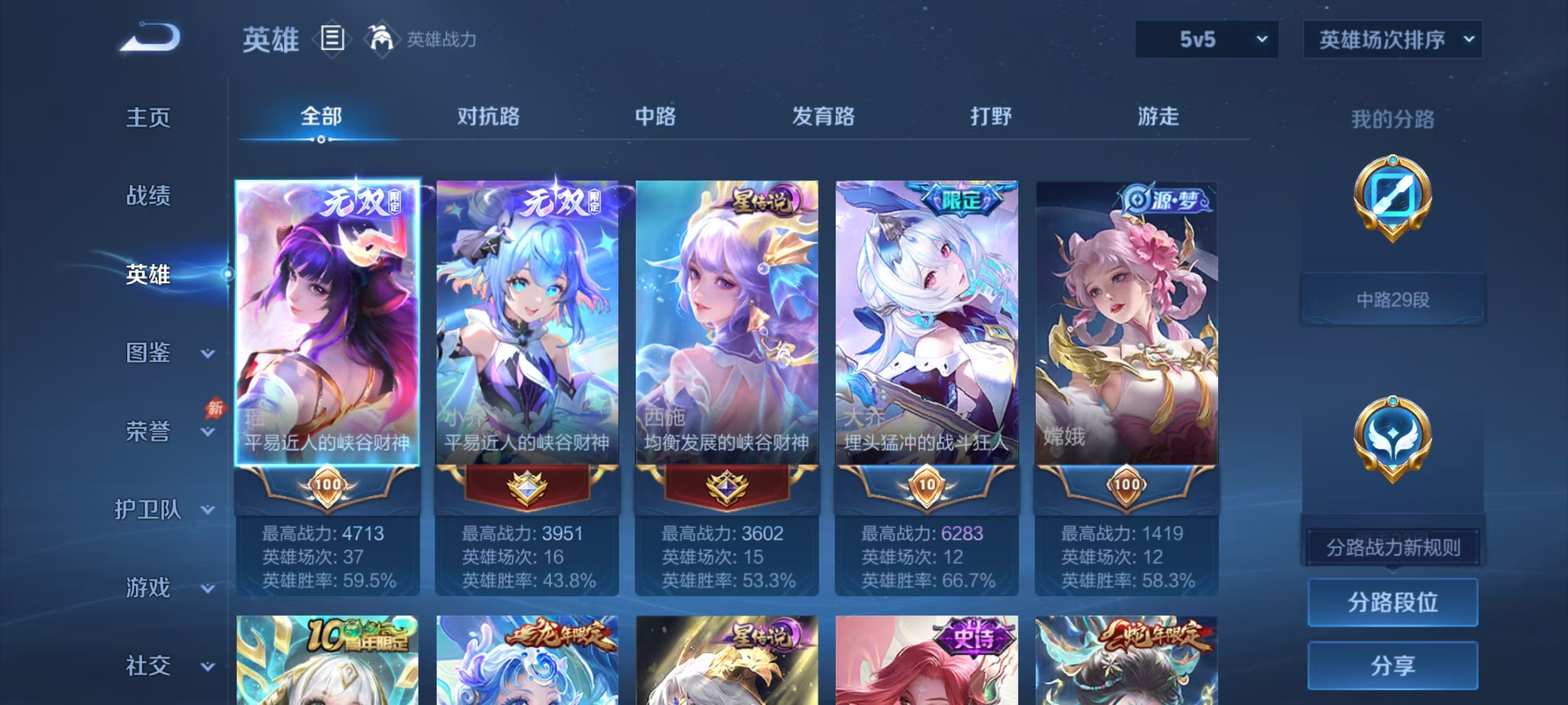 WZMMN4567642王者荣耀账号详情图4