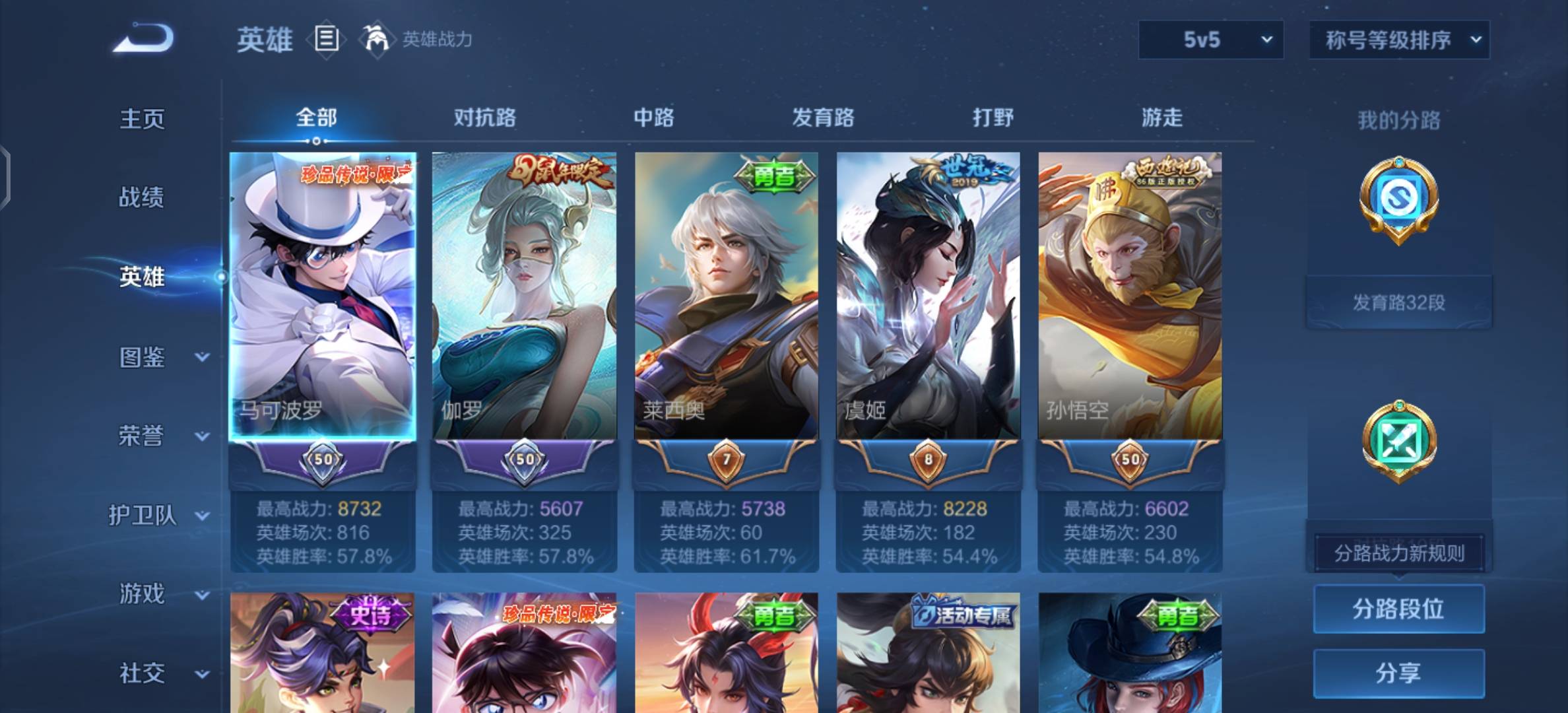 WZMMN4570202王者荣耀账号详情图3 WZMMN4570202王者荣耀账号详情图3