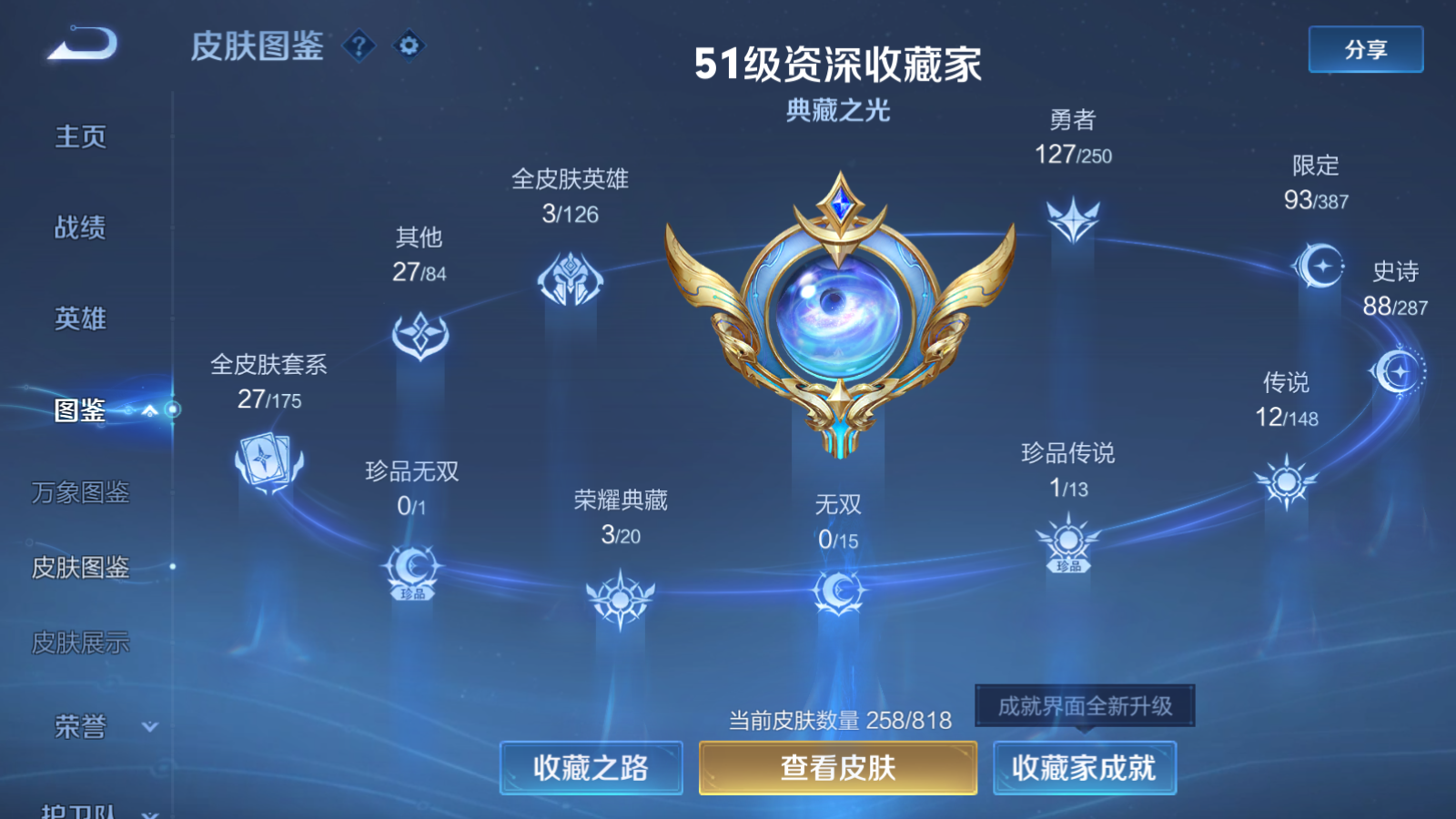 WZMMN4570234王者荣耀账号详情图5 WZMMN4570234王者荣耀账号详情图5