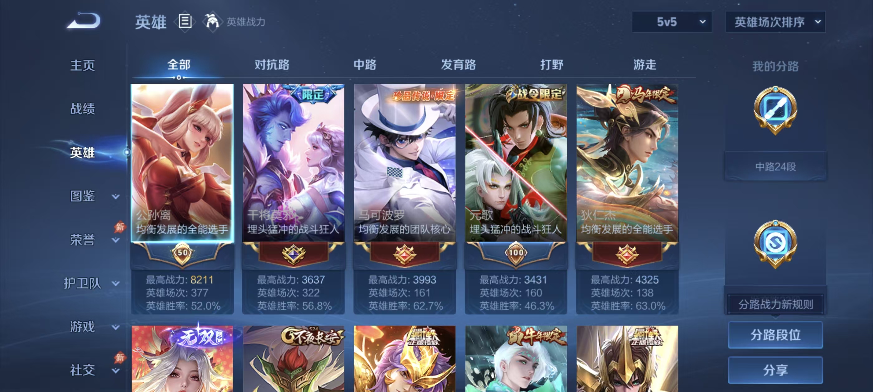 WZMMN4586320王者荣耀账号详情图3 WZMMN4586320王者荣耀账号详情图3