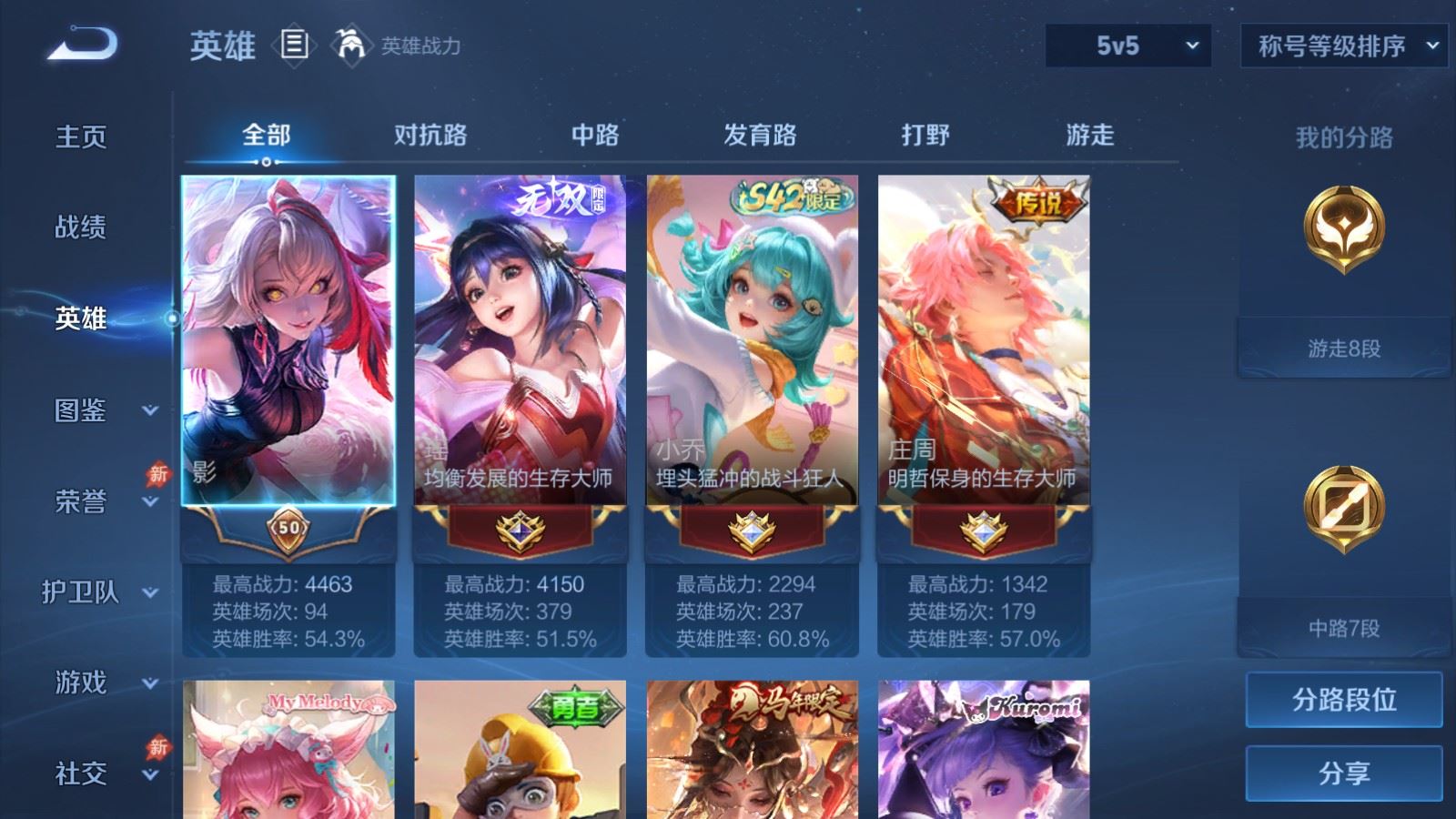 WZMMN4576940王者荣耀账号详情图4 WZMMN4576940王者荣耀账号详情图4