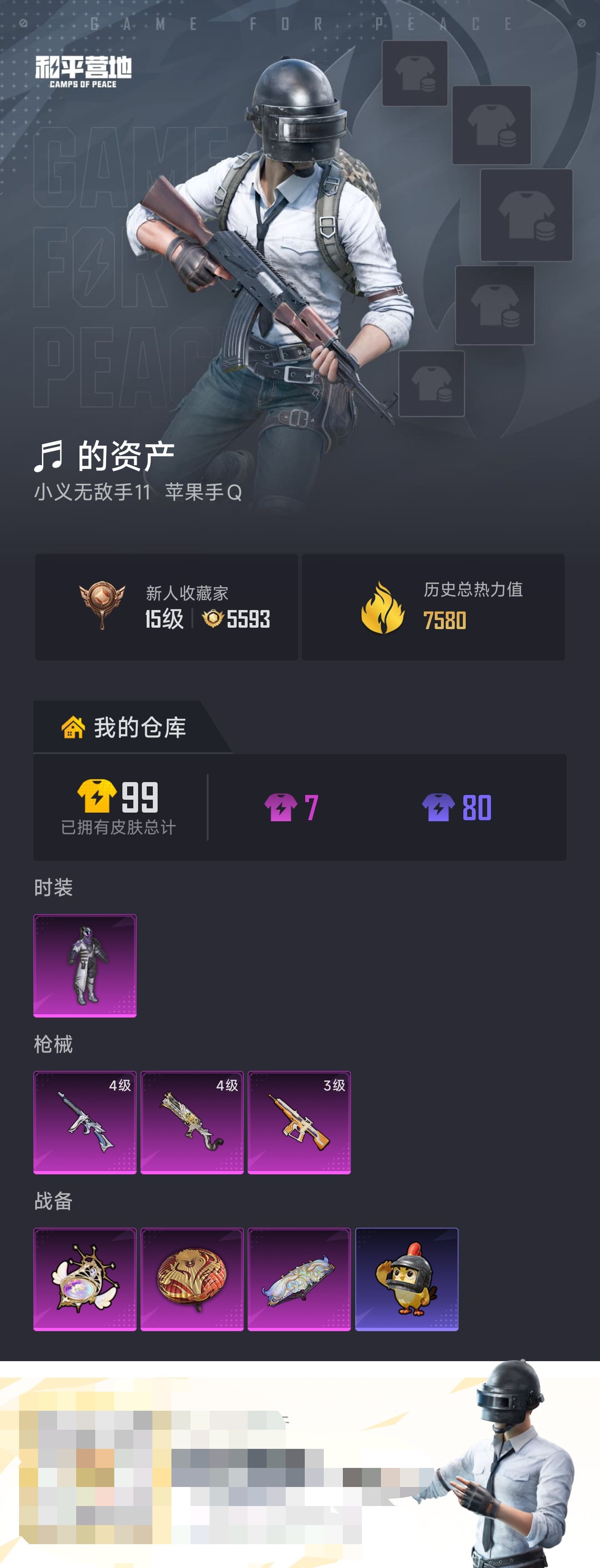 HPZM4331047和平精英账号详情图1 HPZM4331047和平精英账号详情图1