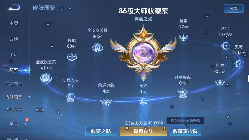 WZMMN4576067王者荣耀账号详情图4 WZMMN4576067王者荣耀账号详情图4