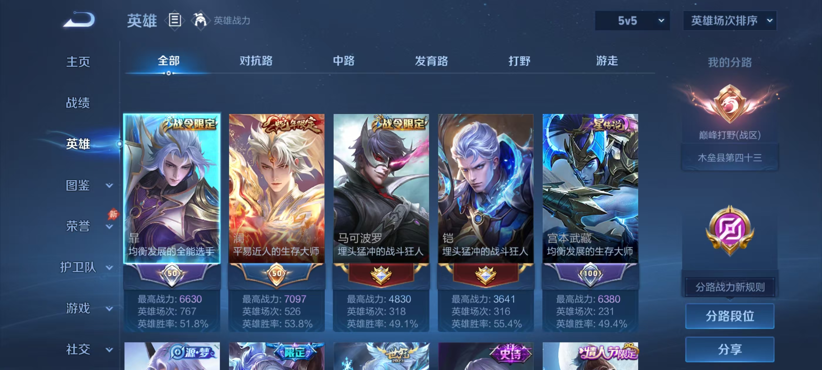 WZMMN4570378王者荣耀账号详情图2 WZMMN4570378王者荣耀账号详情图2