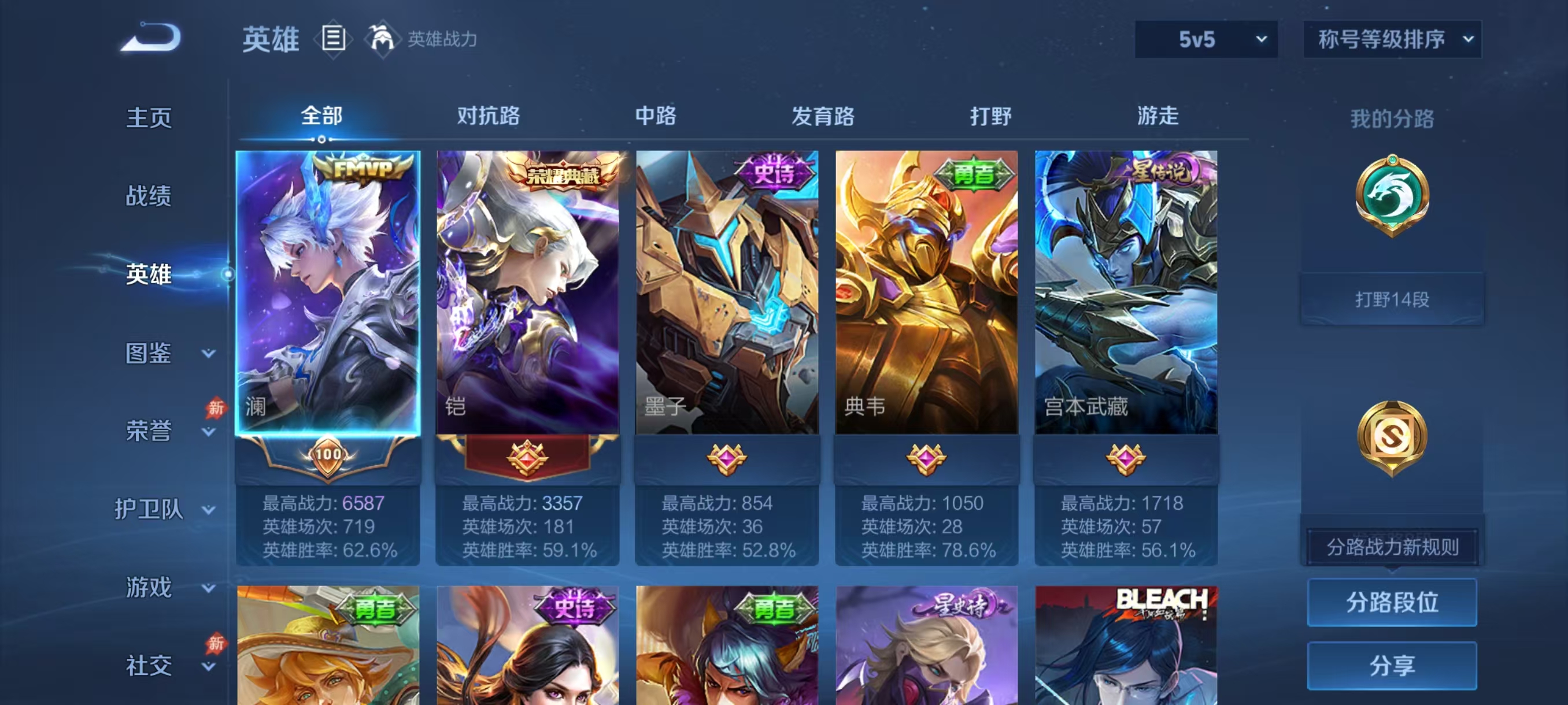 WZMMN4571153王者荣耀账号详情图4