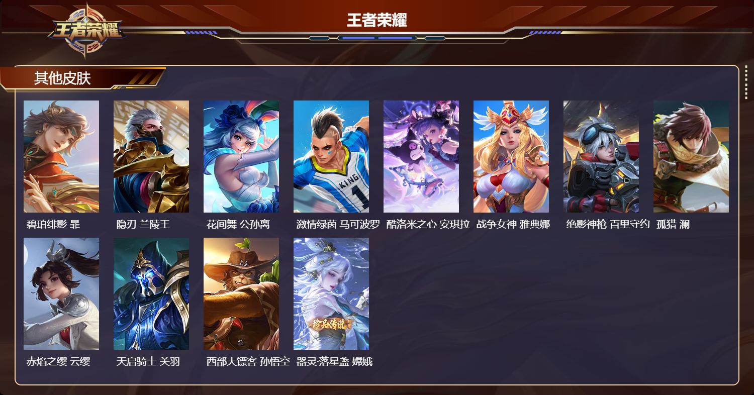 WZMK4528528王者荣耀账号详情图4 WZMK4528528王者荣耀账号详情图4