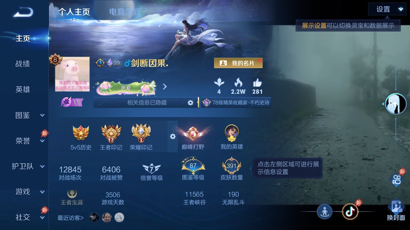 WZMMN4589682王者荣耀账号详情图2
