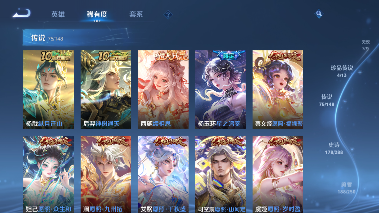 WZMMN4578670王者荣耀账号详情图9