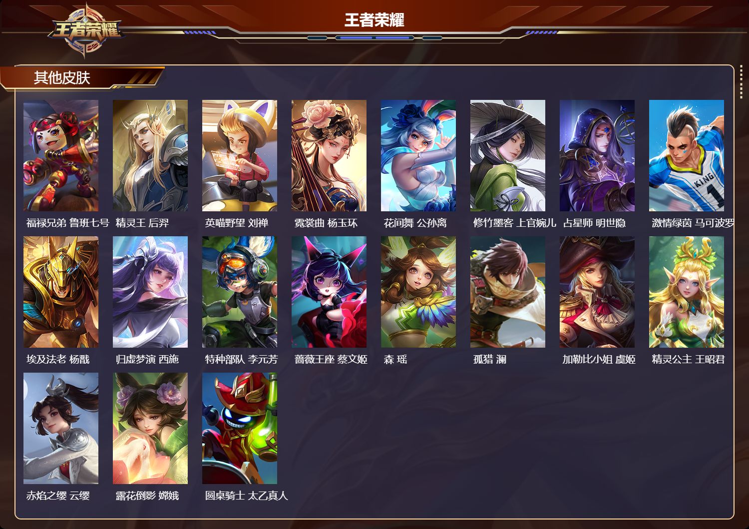 WZMMN4574372王者荣耀账号详情图7