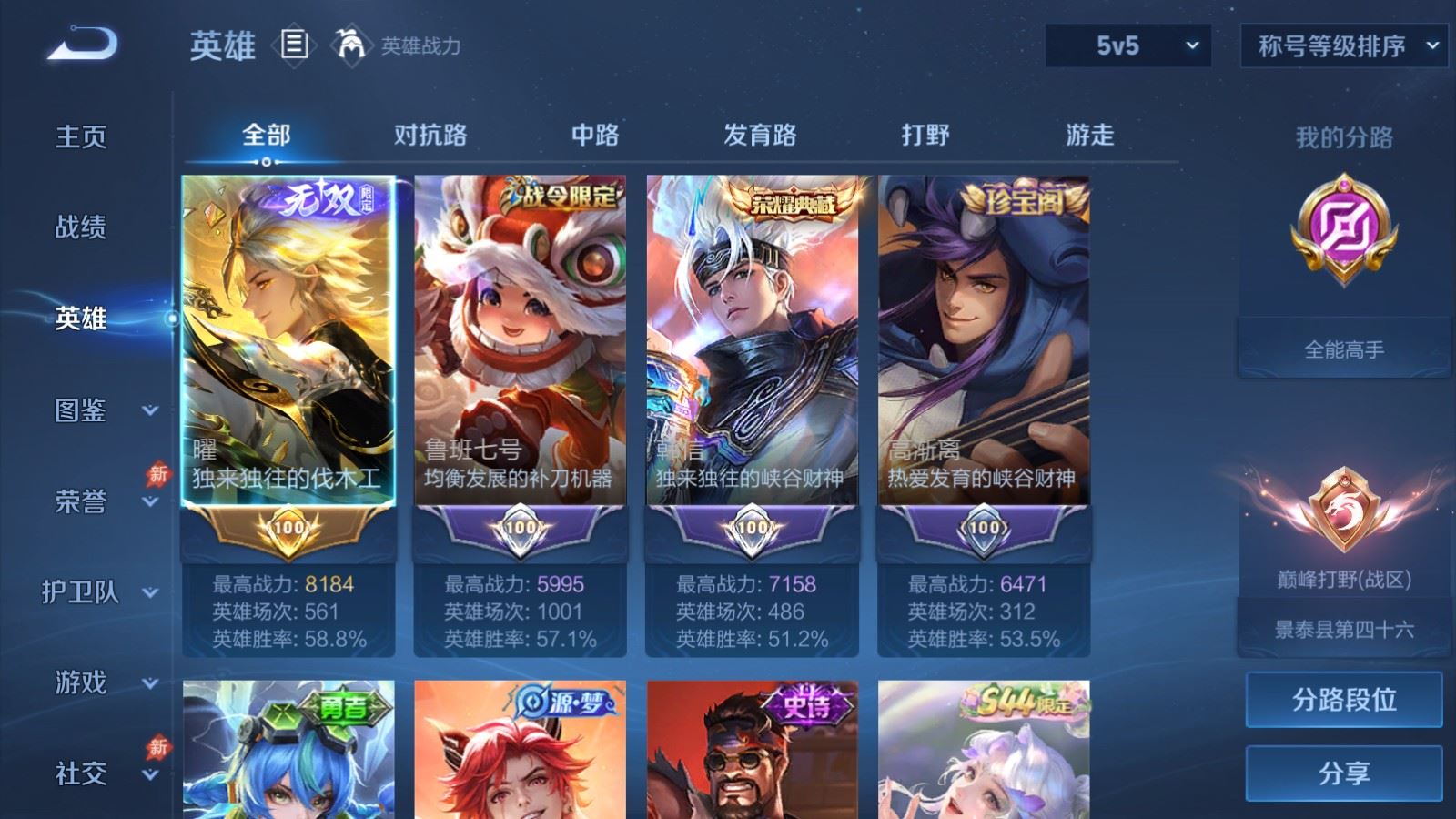 WZMMN4589682王者荣耀账号详情图4