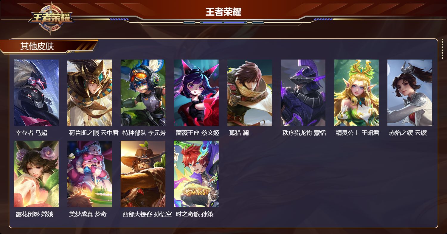 WZMMN4572913王者荣耀账号详情图9 WZMMN4572913王者荣耀账号详情图9