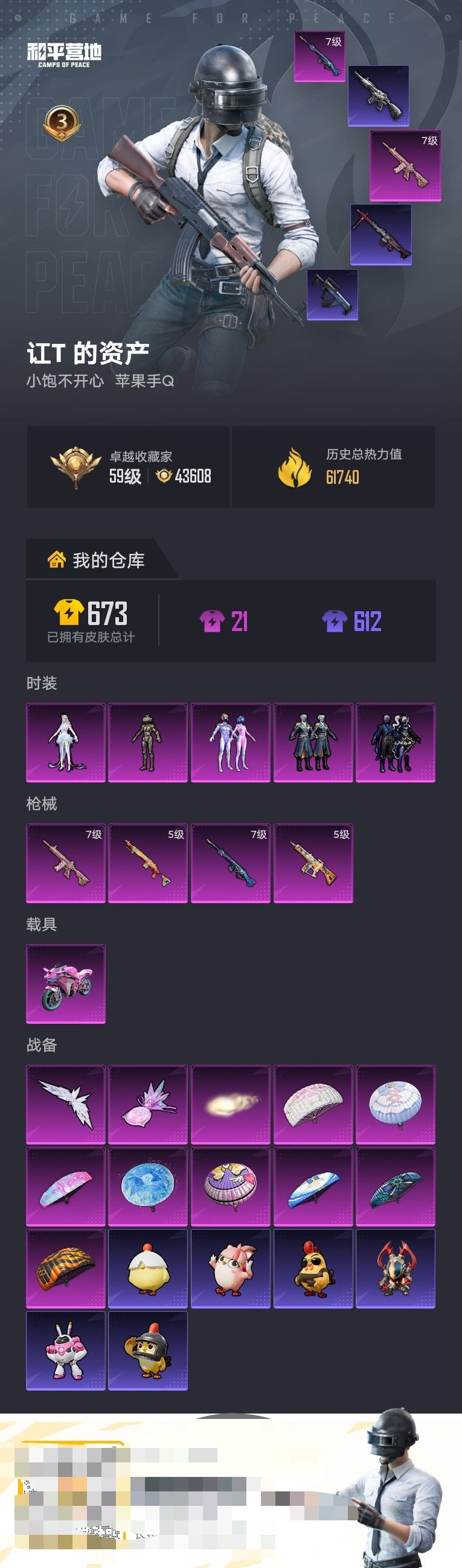 HPMMN4333813和平精英账号详情图2 HPMMN4333813和平精英账号详情图2
