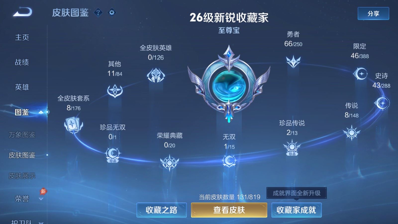 WZMMN4589127王者荣耀账号详情图5 WZMMN4589127王者荣耀账号详情图5