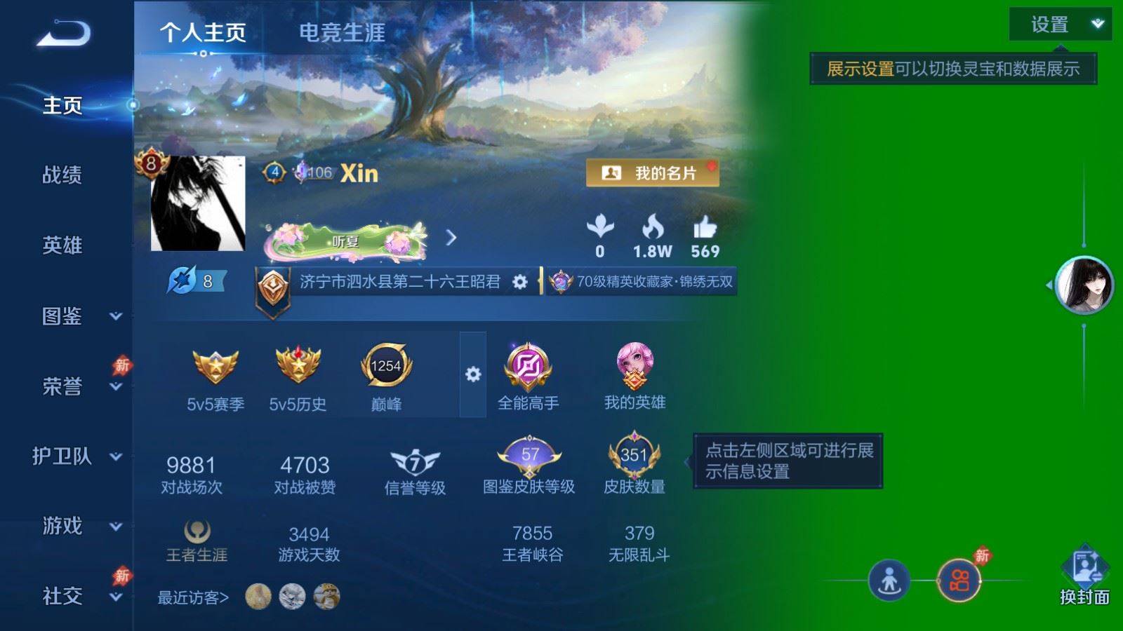 WZMMN4586695王者荣耀账号详情图2 WZMMN4586695王者荣耀账号详情图2