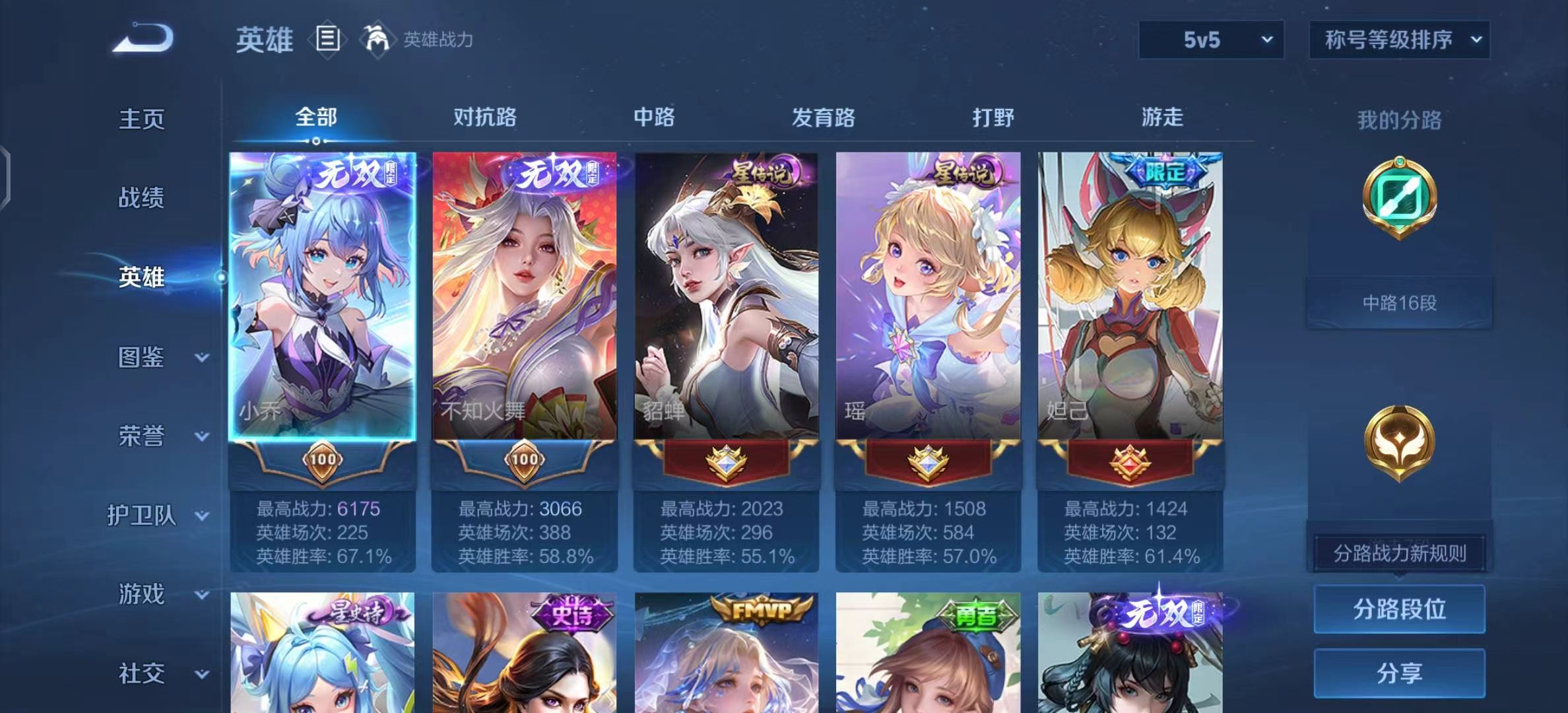 WZMMN4583598王者荣耀账号详情图3 WZMMN4583598王者荣耀账号详情图3