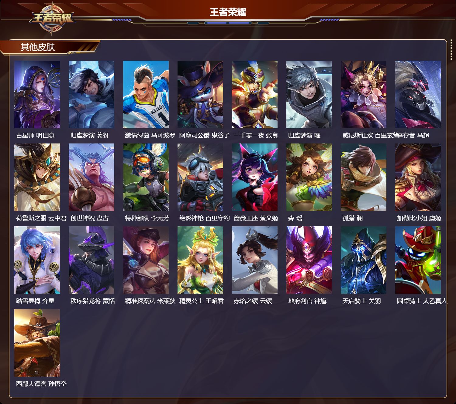 WZMMN4593822王者荣耀账号详情图10