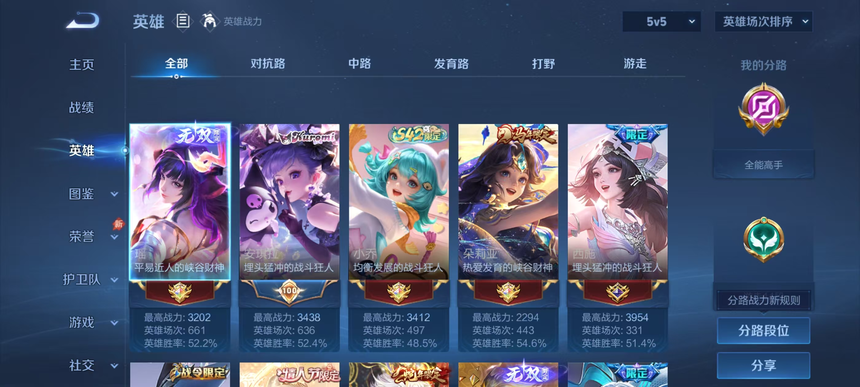 WZMMN4592212王者荣耀账号详情图4
