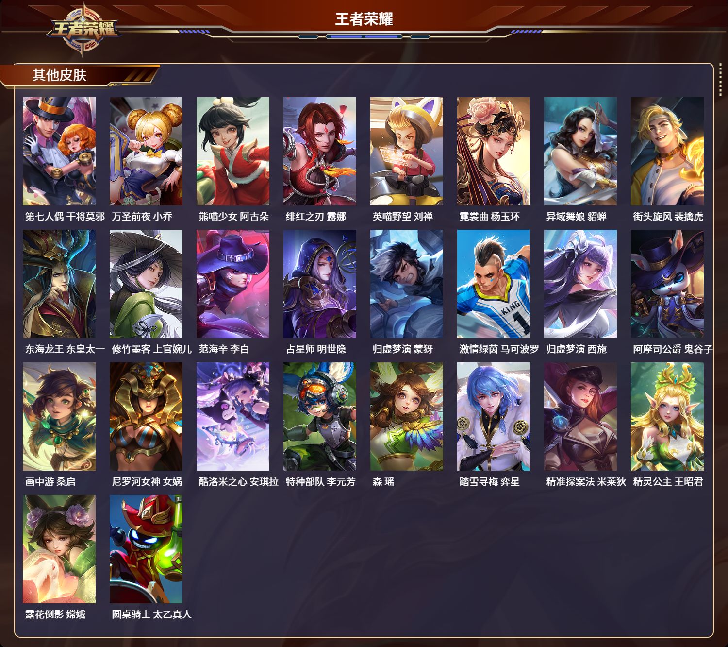 WZMMN4595512王者荣耀账号详情图6 WZMMN4595512王者荣耀账号详情图6