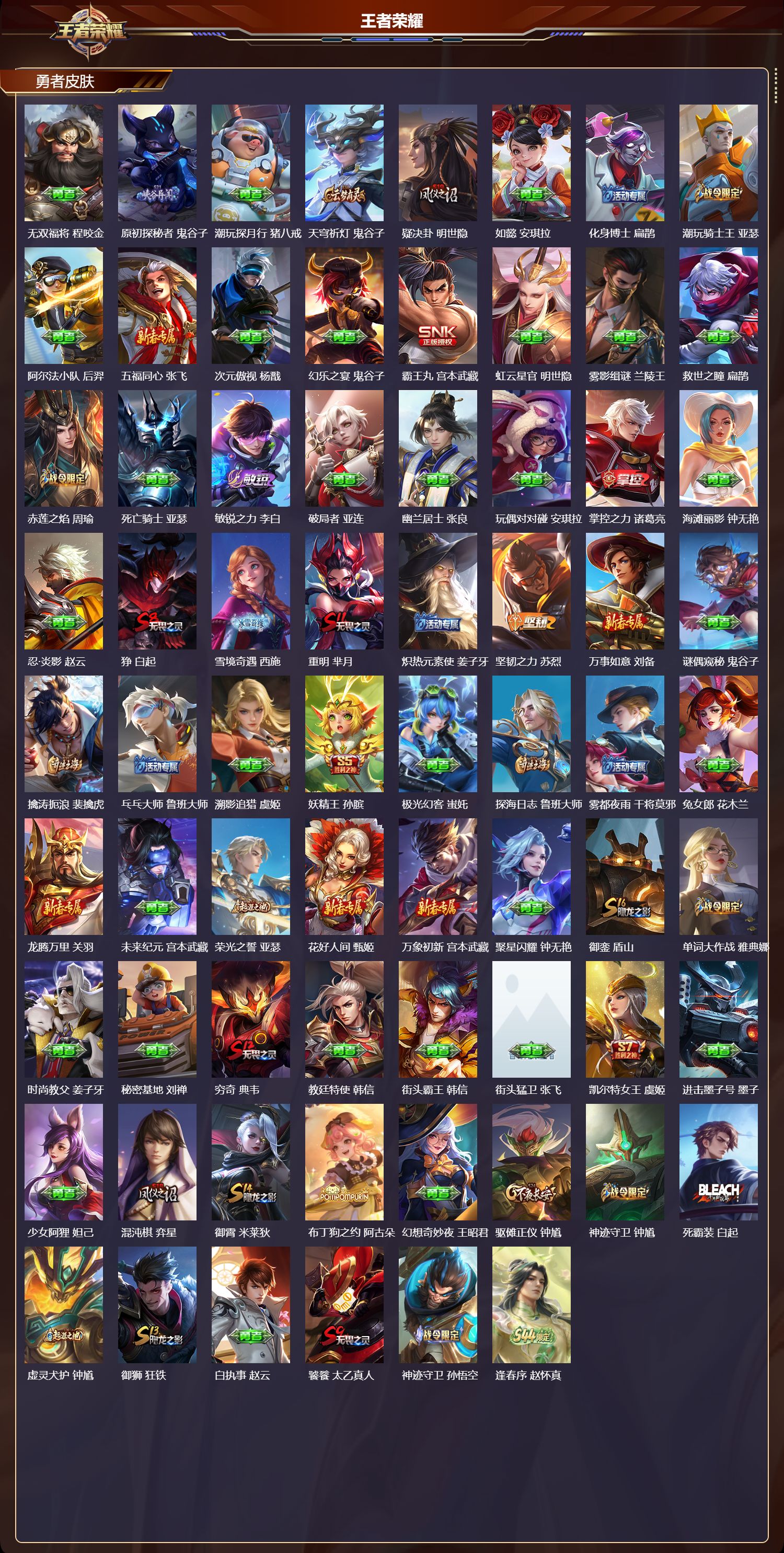 WZQM4531350王者荣耀账号详情图4