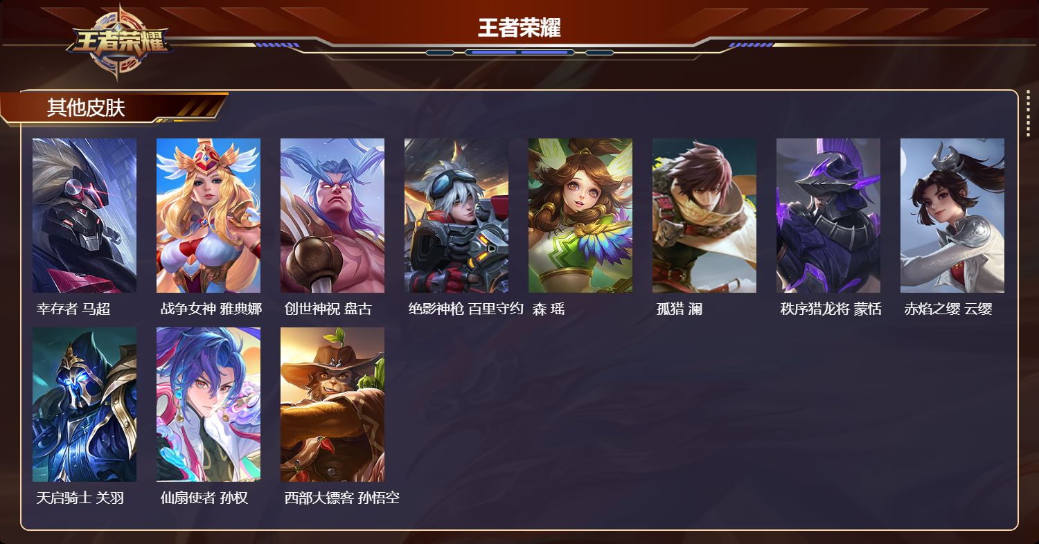 WZMK4540990王者荣耀账号详情图5 WZMK4540990王者荣耀账号详情图5