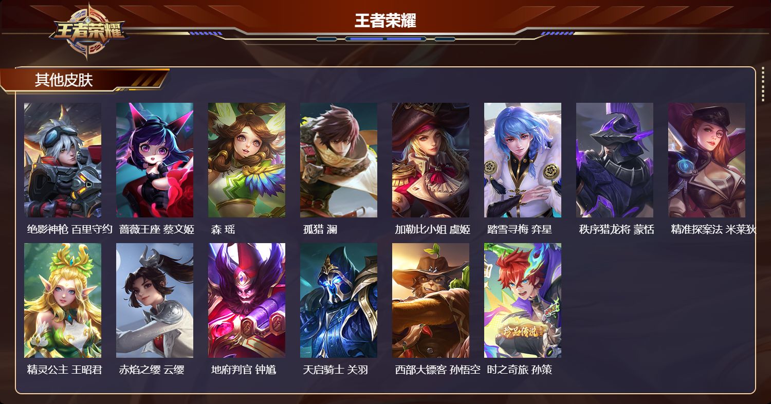 WZQM4541446王者荣耀账号详情图7 WZQM4541446王者荣耀账号详情图7