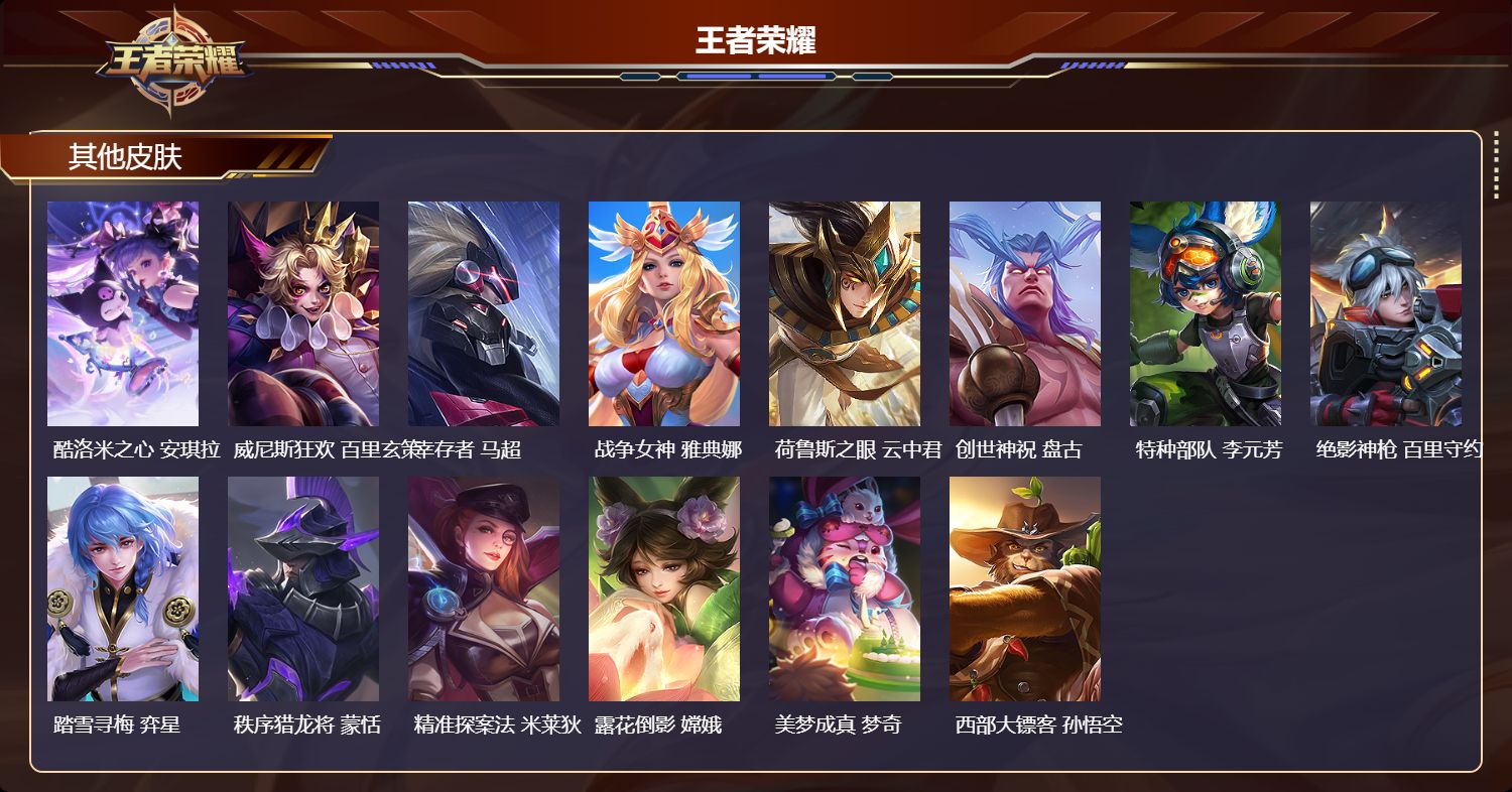 WZQM4541497王者荣耀账号详情图5